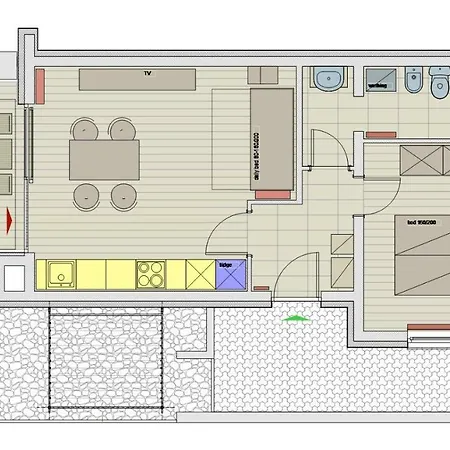 Cute Sunny Kod1 Apartma Ljubljana